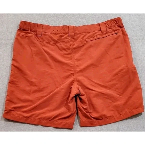 Orvis Men's Quick-Dry Orange Shorts Size XXL - Picture 2 of 7